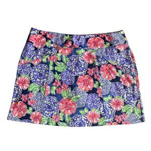 IBKUL Womens Colorful Floral Skort Golf Athletic Tennis Xlarge UPF 50+